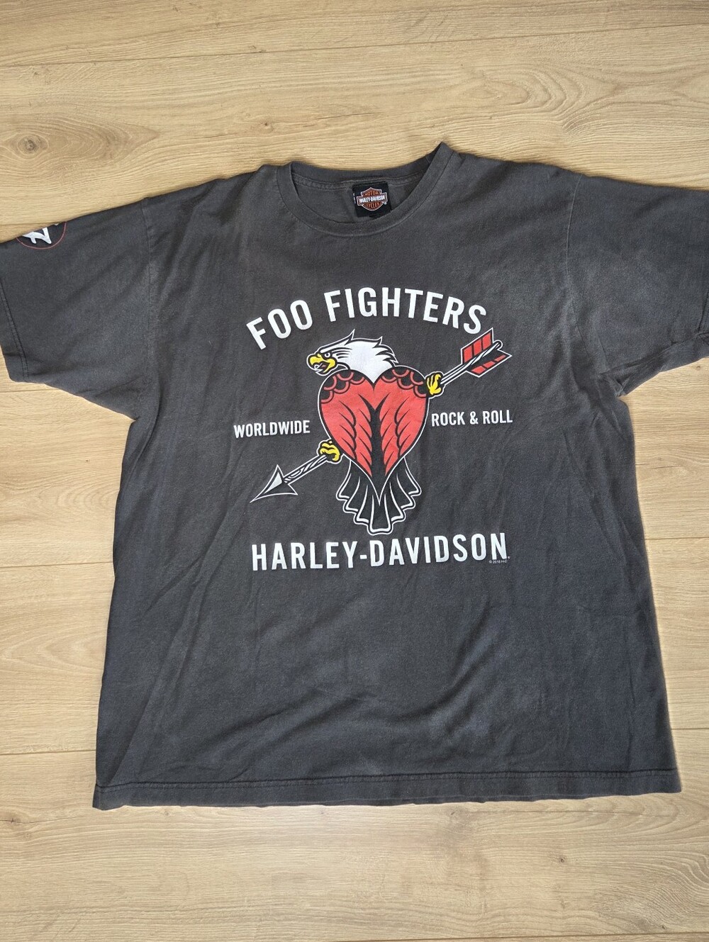 Harley-Davidson x Foo Fighters Worldwide Rock & Roll Graphic Tee XL Band T-Shirt
